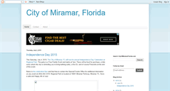 Desktop Screenshot of cityofmiramarflorida.com